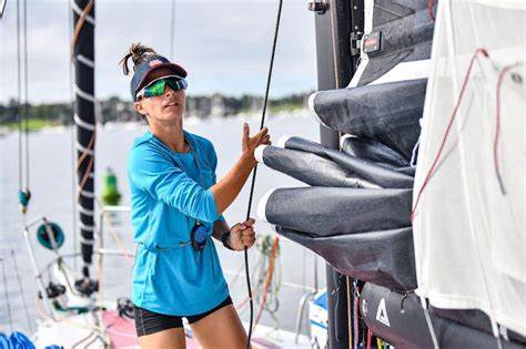 Cole Brauer has spent four months at sea and is now closing in on becoming the first American woman to race non-stop around the world alone, competing in the Global Solo Challenge.
